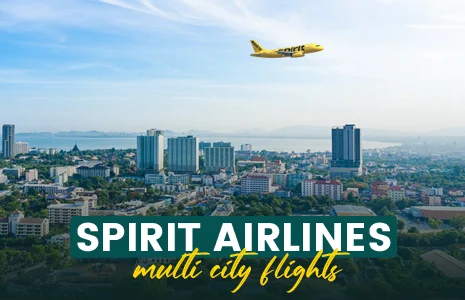 How do I Book a multi-city Spirit Flight Package?